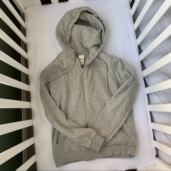 grey hoodie h&m